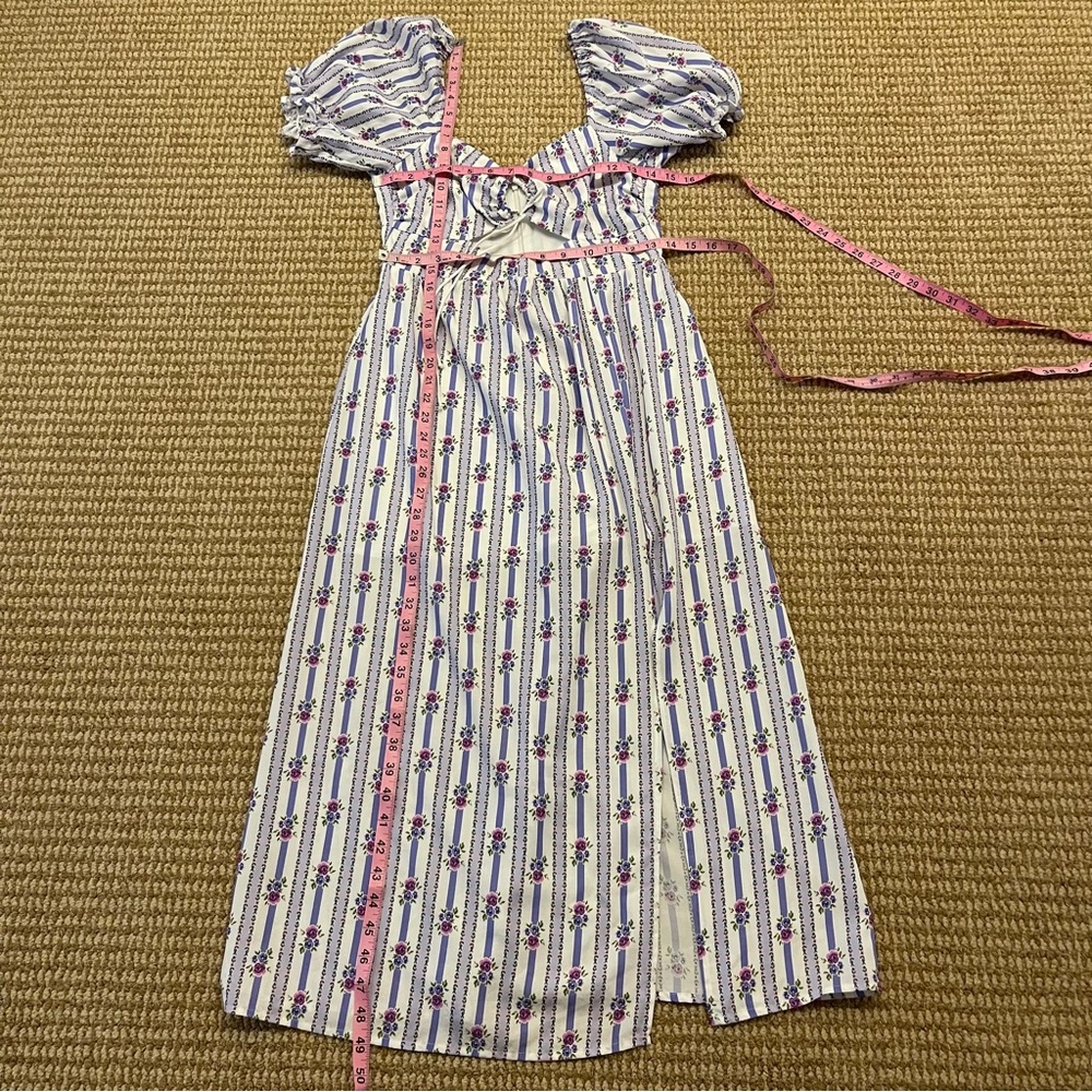 For Love & Lemons Dahlia Midi Dress Medium - Picture 5 of 9